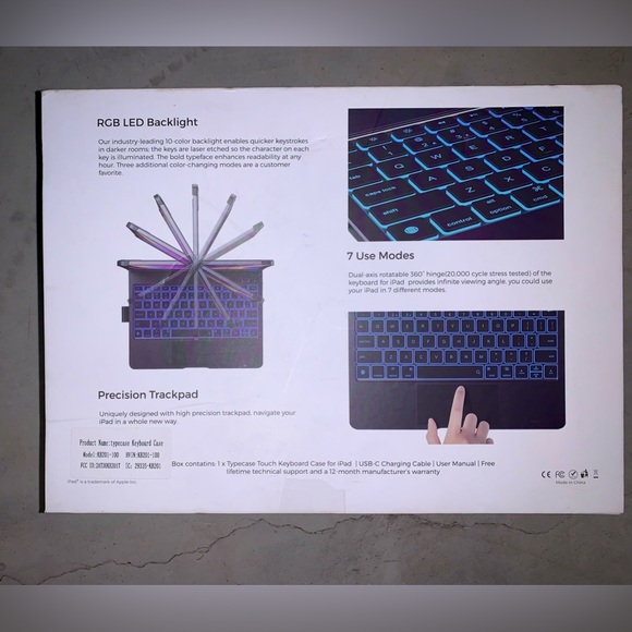 typecase Touch iPad 10th Gen Case & Keyboard - Picture 2 of 3